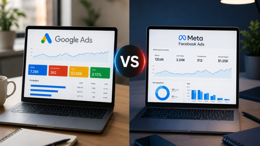 oogle Ads vs Facebook Ads in 2026