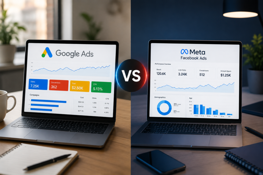 oogle Ads vs Facebook Ads in 2026