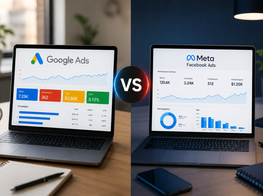oogle Ads vs Facebook Ads in 2026